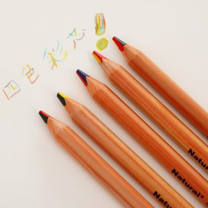 An installation mark four color color rainbow pencil core log coarse font b triangular b font