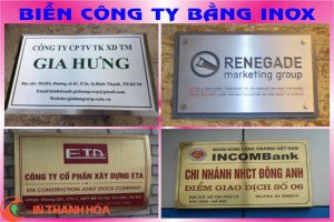 Biển quảng cáo inox ăn mòn