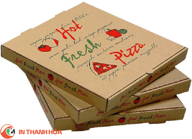 Những mẫu hộp đựng Pizza luôn được thiết kế độc đáo và tiện lợi