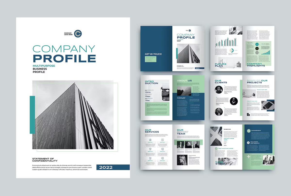 Design Company Profile Brochure