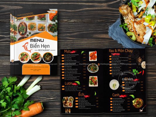 Dịch vụ thiết kế & in Menu trọn gói tại Thanh Hóa