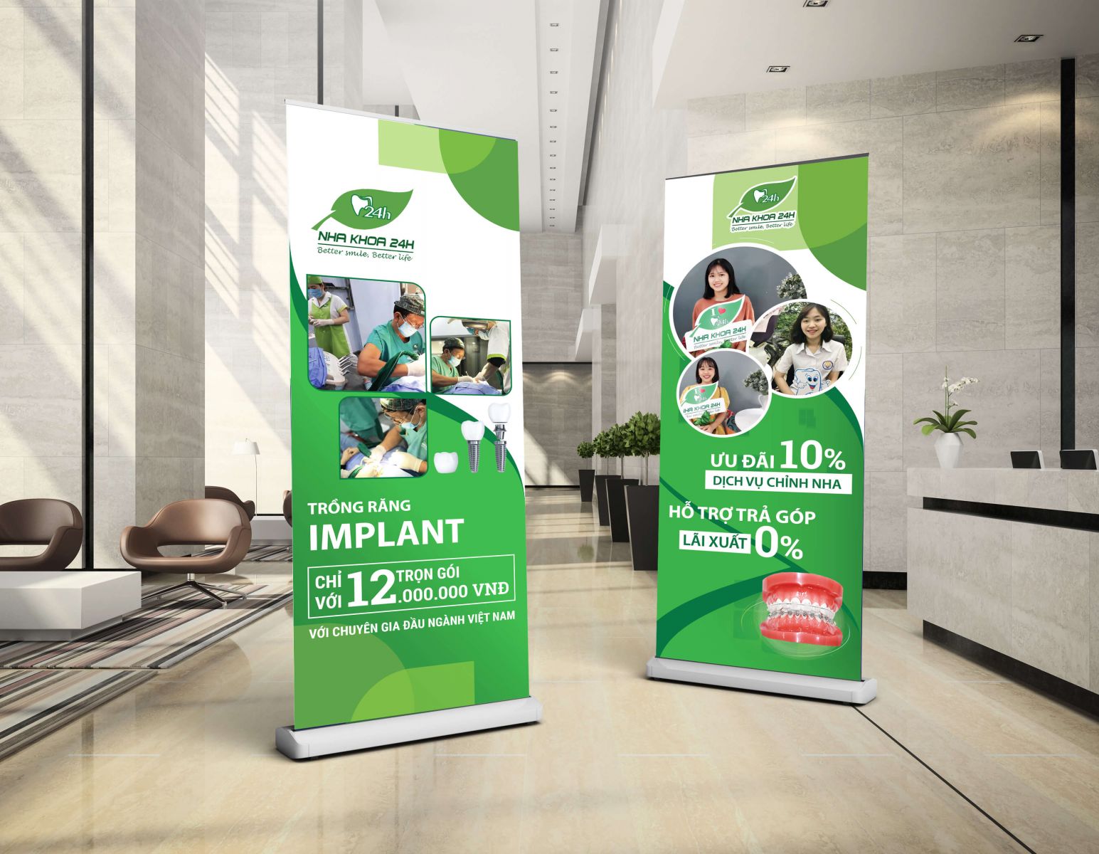 thiet ke standee dep minhduongads