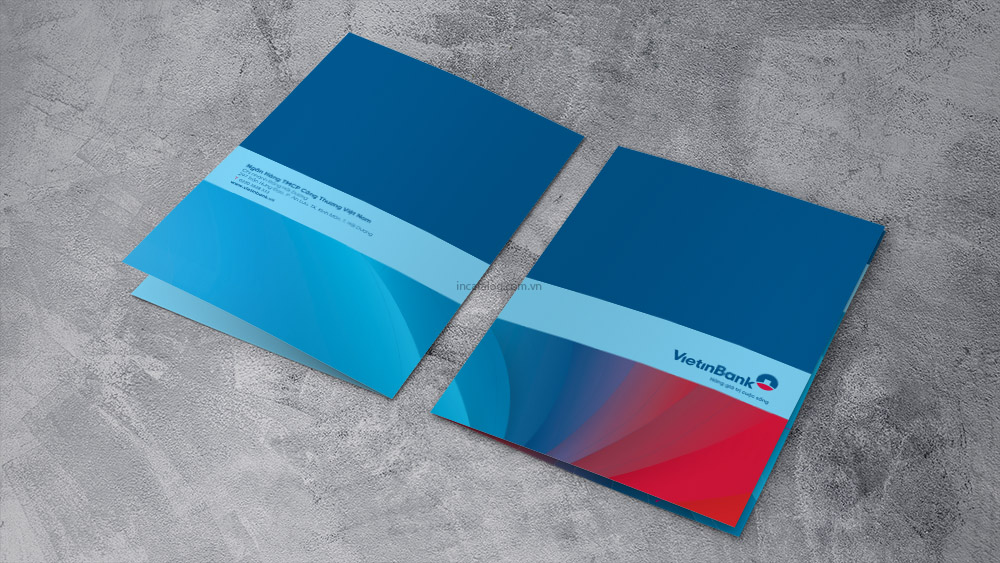 Thiết kế Folder cho ngân hàng, tổ chức tài chính tại Thanh Hóa